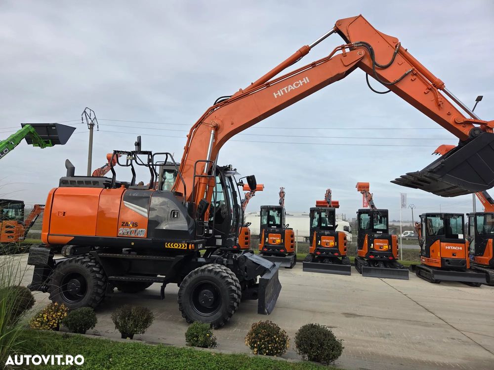 Hitachi PE ROTI, 20t, Cupa NOUA 1,2mc, 2022, 4.565h, LAMA NIVELARE si CALE, inst picon pe brate, consum mediu 7 litri pe ora, Ad sapare 6m, ridica 7 tone, latime 2,49m, Inst picon, camera spate, camere laterale, ULTIMA GENERATIE seria 7,  PROMOTIE-116.900Eur - 2