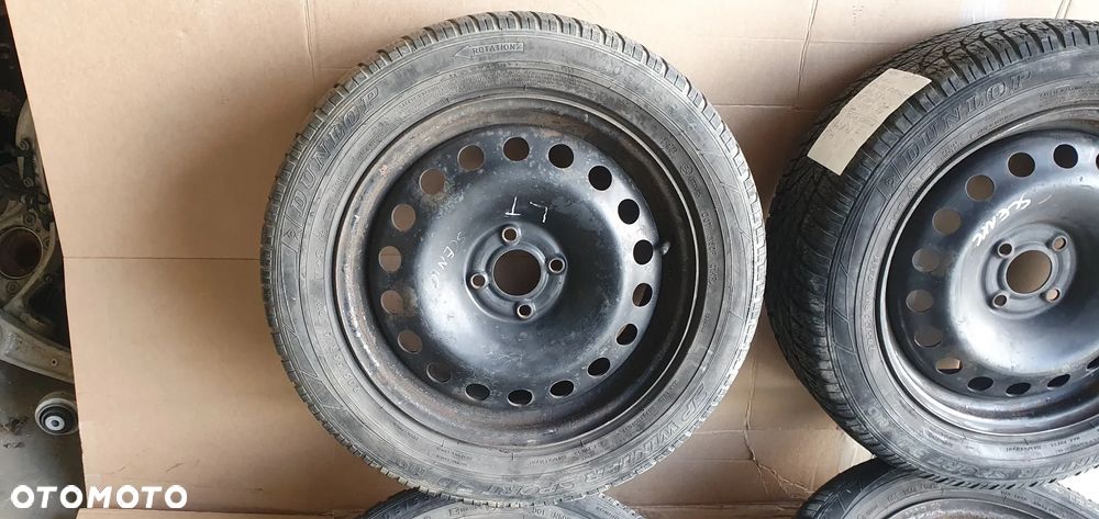 4X Felga stalowa Renault Scenic II 2 4x100 6.5J 205/55 ET49 R16 - 4