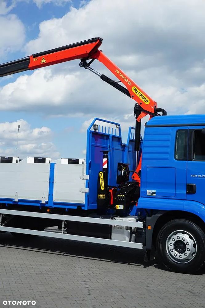 MAN TGM / 18.290  / SKRZYNIOWY + HDS + WINDA / PALFINGER PK 12002 / WYSIĘG 10 M - 16