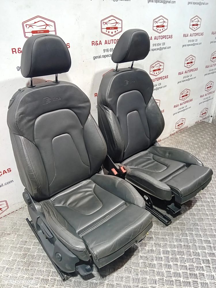 Conjunto de Bancos Audi A5 Coupé S-Line em Pele Original - 9
