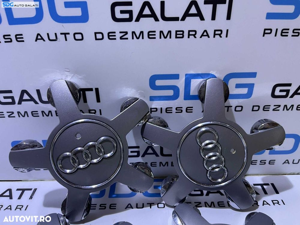 Set 4 Capace Ornamente Jante Roti Audi A3 8V 2013 - 2020 Cod 4F0601165N - 4