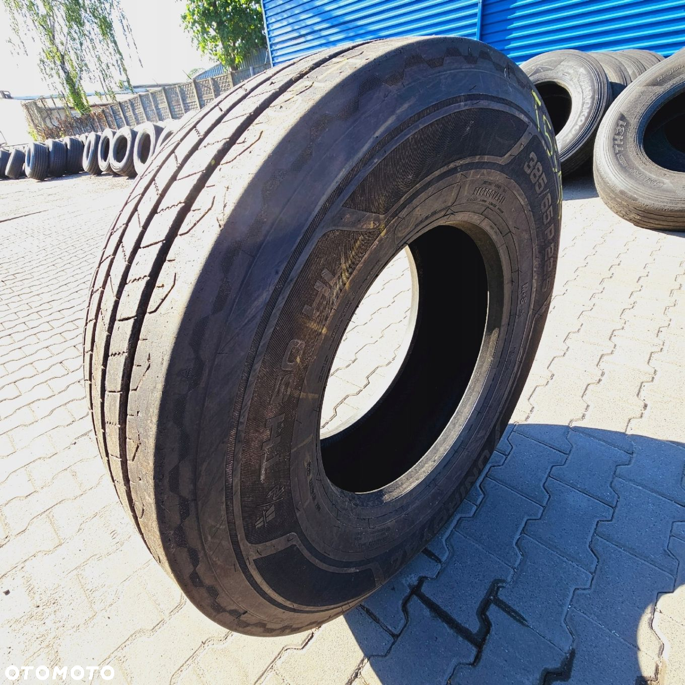 385/65R22,5 UNIROYAL TH 50 HL 14mm 2023rok OPONA UŻYWANA NACZEPA T5317 - 4