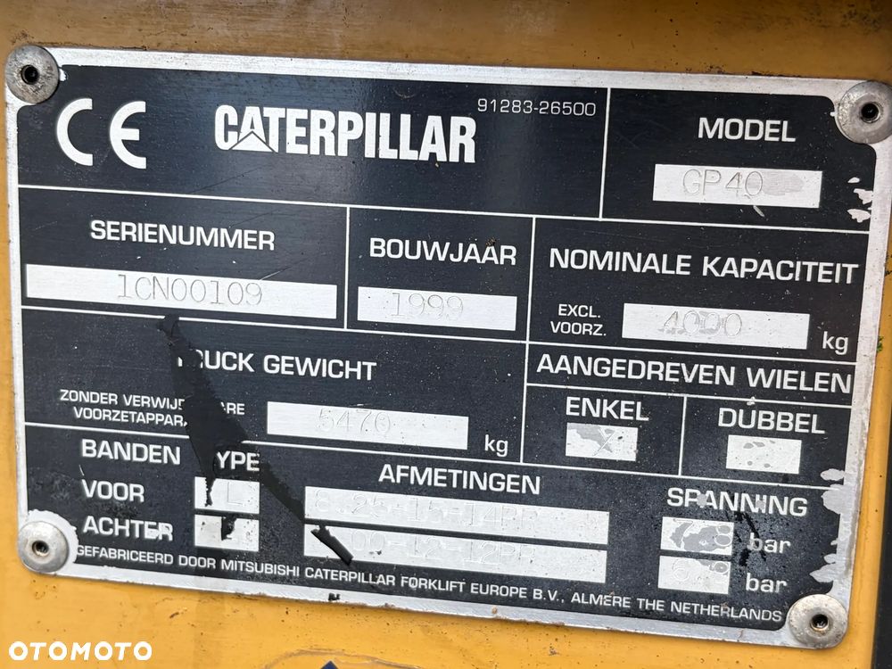 Caterpillar GP40 - 11