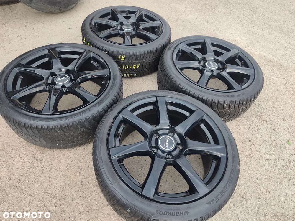 5x120 Czarne Felgi Aluminiowe Alufelgi 18 Koła Zimowe Zima Honda Odyssey Legend Pilot Acura MDX RL RLX TL TLX 6mm 20r. Legnica ALU-RAD 235/40 - 7