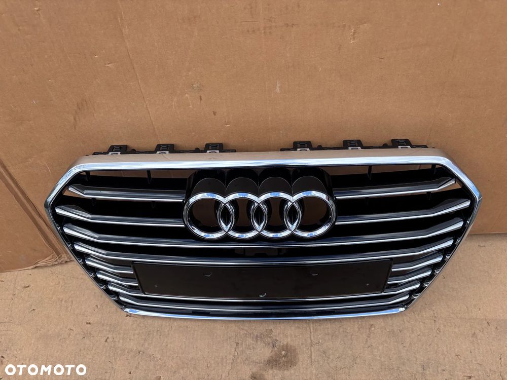 Audi A6 4G C7 Lift 4G0 Znaczek Oryginalna Atrapa Grill Zderzaka Przedniego Przednia 4G0853651AE 4G0853651AF 4G0853653K PDC Pod Czujniki Parkowania - 3