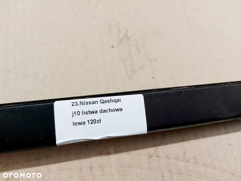 nissan qashqai j10 listwa dachowa lewa - 2