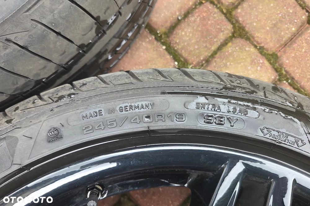 FELGI ALUMINIOWE BMW 5 (F10/F11) Czarne 19" M-PAKIET BMW STYLING M351 + OPONY GOOD YEAR EAGLE F1 - 7