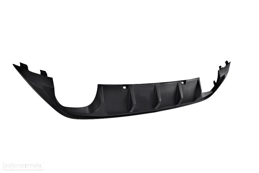 Difusor / Lip / spoiler Traseiro VW Golf 7 2012 - 2017 GTI Look com dupla saída de escape - 3