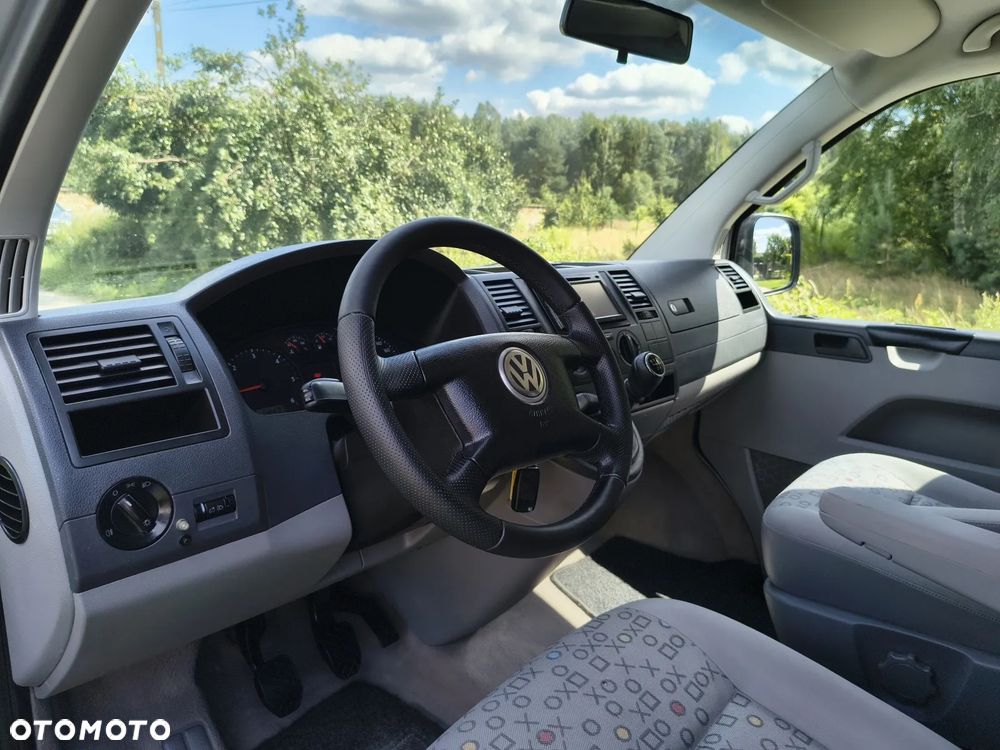 Volkswagen TRANSPORTER T5 Klima Elektryka Tempomat Duże Radio Brygadówka Dubel Kabina Klapa Rury - 8