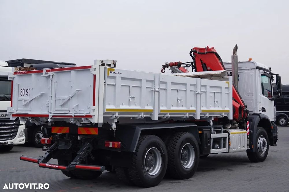 Mercedes-Benz AROCS 2636 / 6x4 / BASCULANTE / HIDROBOARD / + HDS FASSI F 175a / RADIO CONTROL / ROTATOR / EURO 6 / 2016 - 10