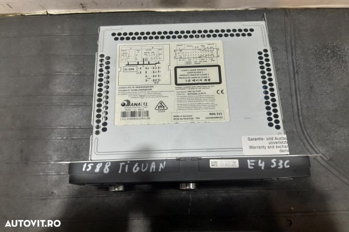 Navigatie auto 3C8035279R 3C8035279R Volkswagen VW Tiguan 1 [facelift - 2
