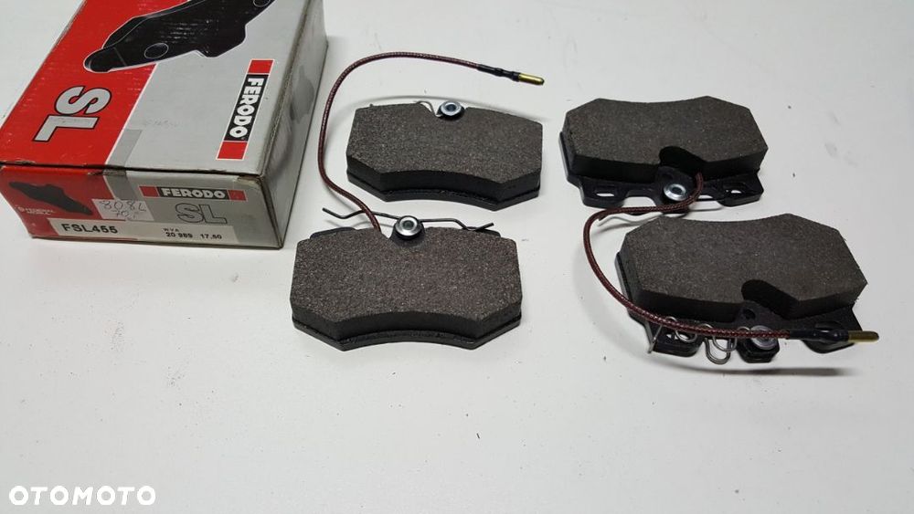 20989 KLOCKI HAMULC. z czujnikiem 93x63x17  Citroen AX,C15,VISA,C6 PEUGEOT 205,305,309 ,407 Z CZUJ FSL455 424880 425037 425039 - 1