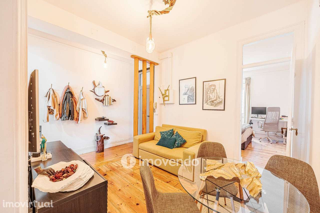 Apartamento T2 mobilado e com cozinha equipada, na Penha de França - Grande imagem: 2/40