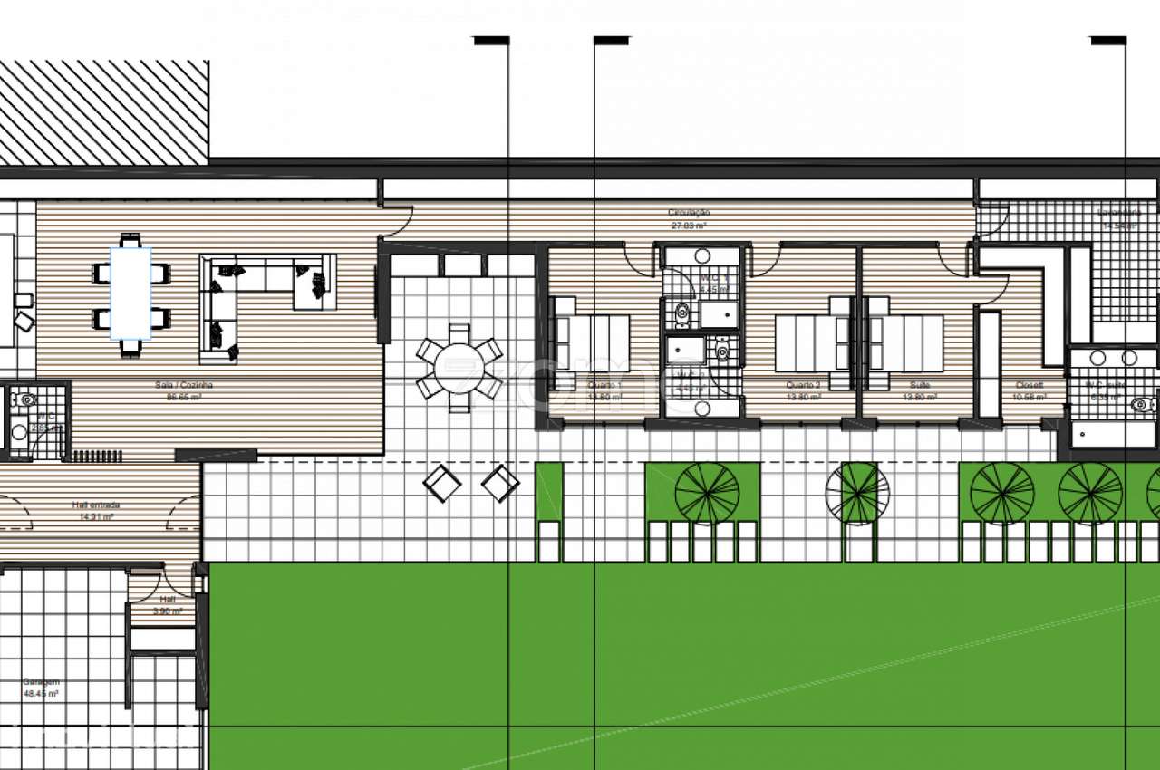 Terreno com Projeto Aprovado para 4 Moradias em Chaves - Grande imagem: 3/5