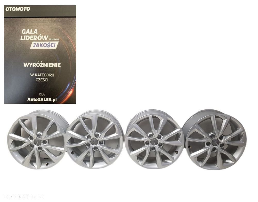 FABRYCZNIE NOWY ORYGINALNY KOMPLET ALUFELGI FELGI ALUMINIOWE AUDI TT A1 A4 A6   7.0 x 17r 5x112 ET47 - 1