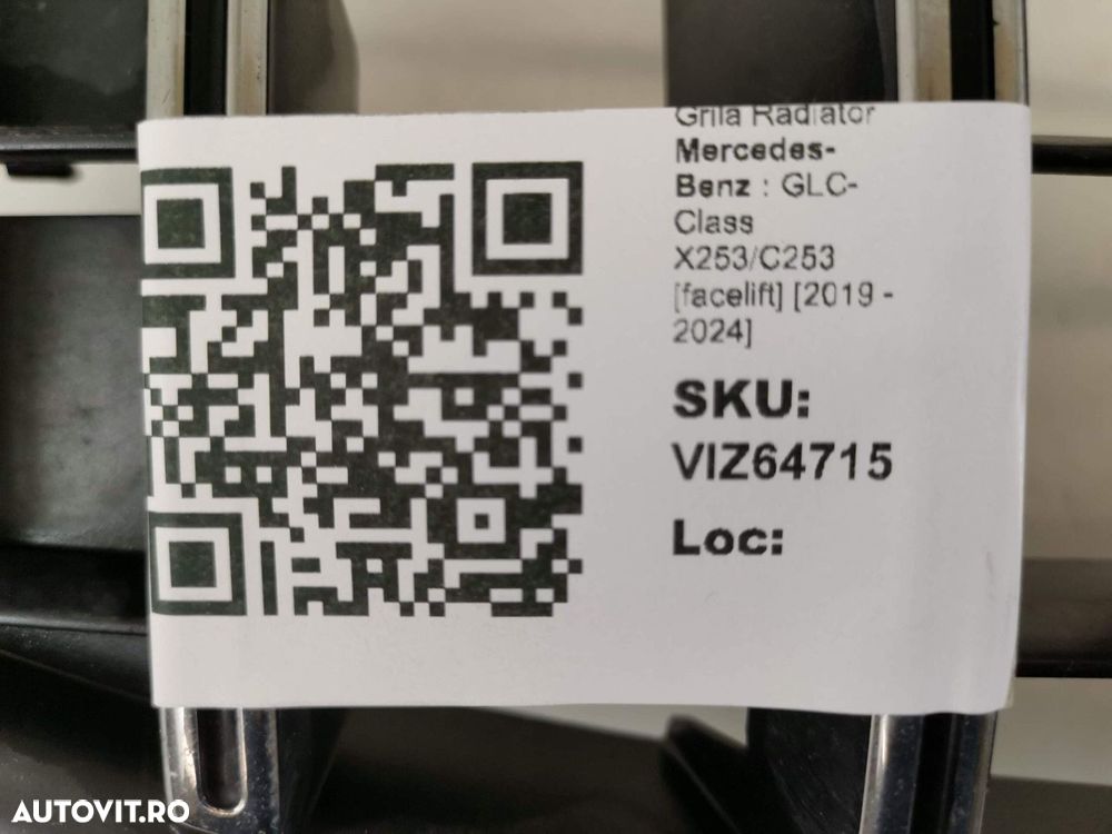 Grila Radiator Mercedes-Benz  GLC-Class X253/C253 [facelift] 2019 2020 - 8