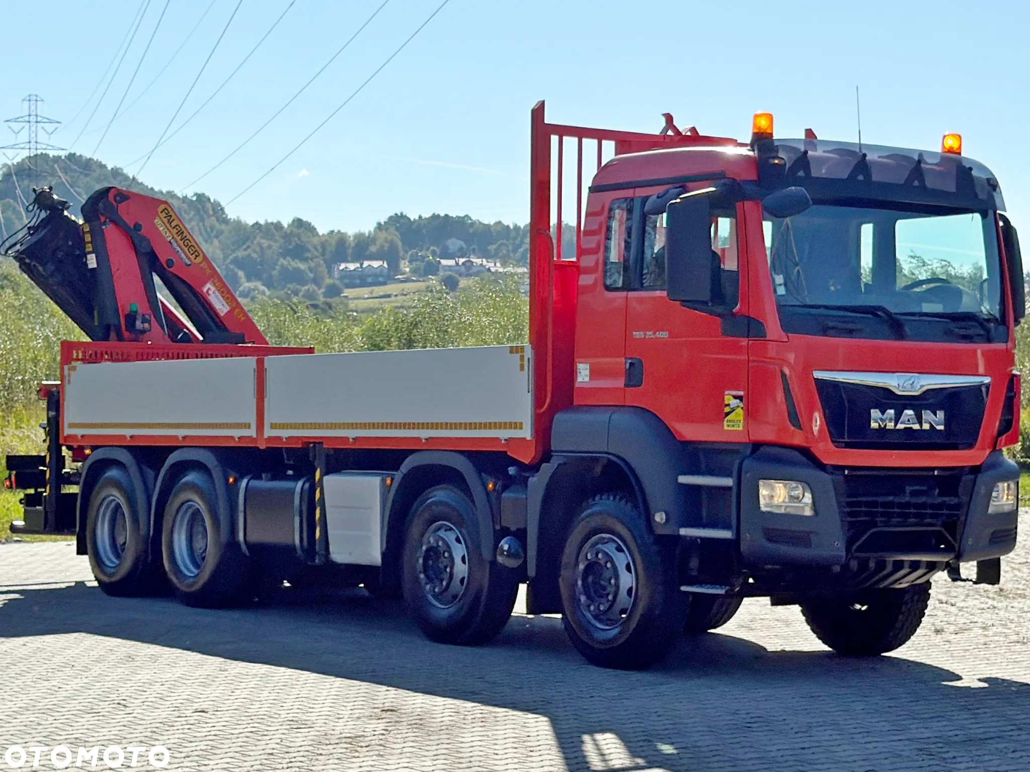 MAN TGS 35.400 * SKRZYNIA 6,80m * PK 26002 - EH D + PILOT * 8x4 * STAN BDB - 4