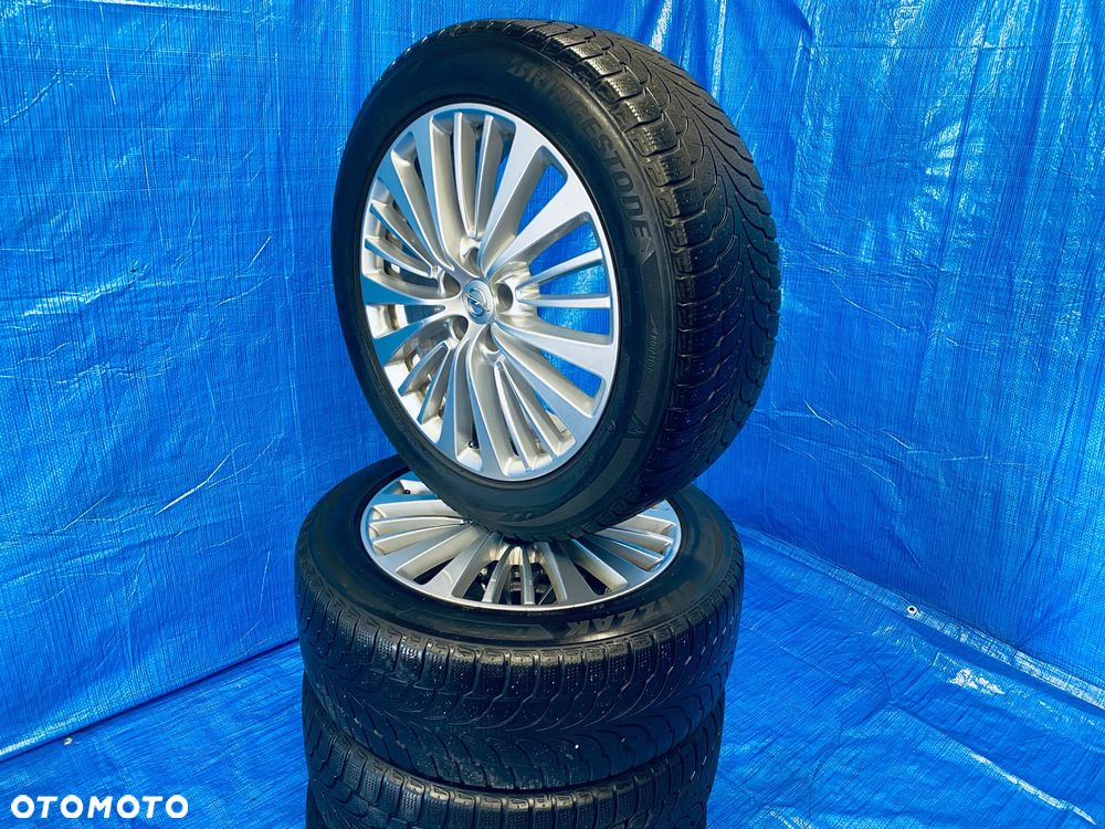 KOŁA KOŁO 18 FELGA ALUMINIOWE ALUSY 18" x 7,5J  5X108 ; 65,1mm ET49 KOMPLET ; OPONY ZIMOWE ZIMA BRIDGESTONE ; OPEL GRANDLAND X ASTRA L ZAFIRA LIFE ; CITROEN C4 C5 C6 ; PEUEGOT 407 508 605 607 3008 5008 ORYGINAŁ OPEL - 8