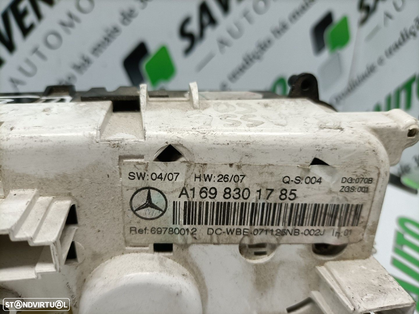 Comando / Botão De Sofagem / Climatronic Mercedes-Benz A-Class (W169) - 3
