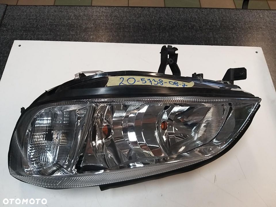 REFLEKTOR  lewy OPEL ZAFIRA 99-05  H7/HB3 20-5738-08-2 bez oprawek na żarówki/bez silniczka chrom - 1