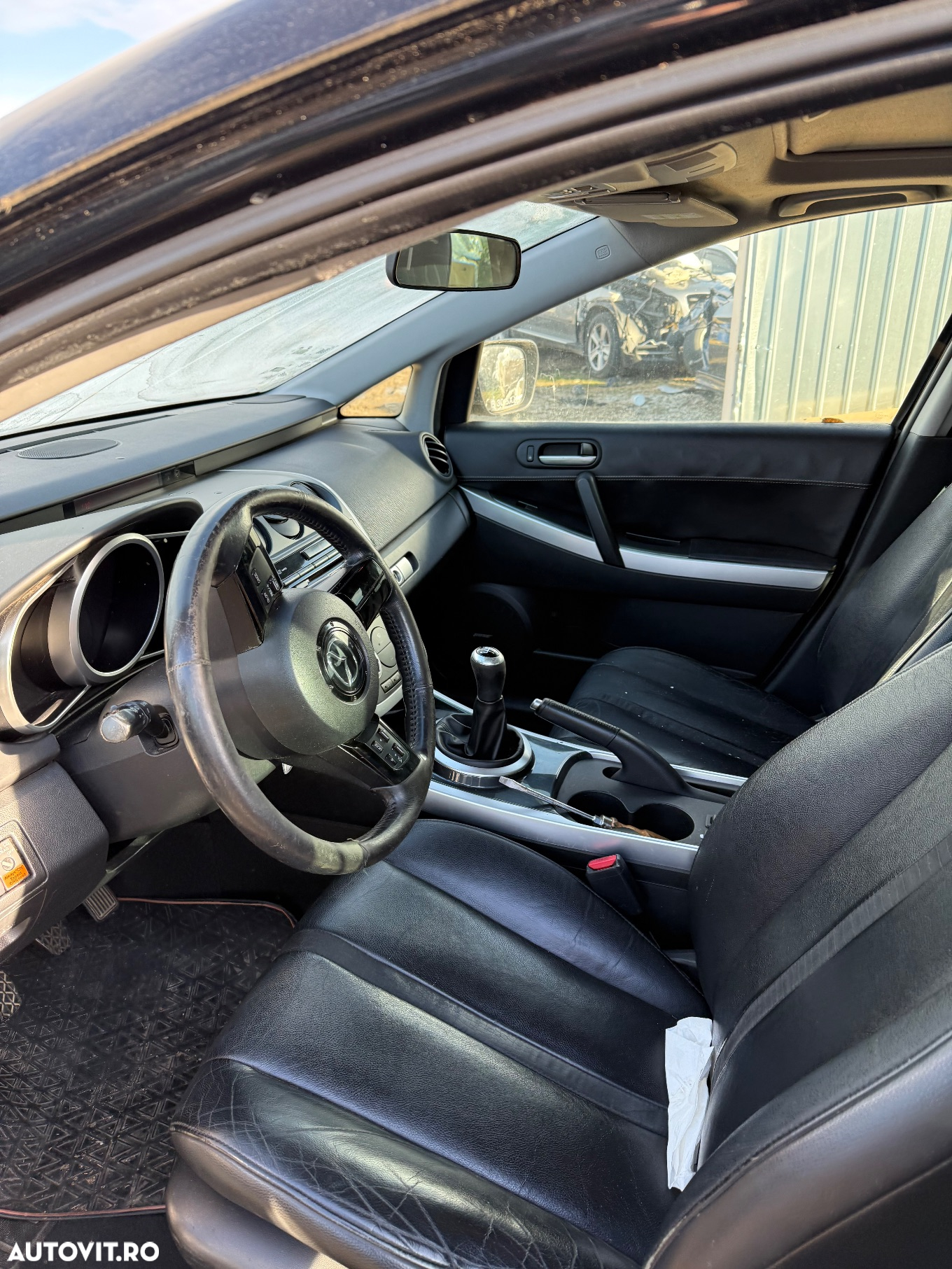 Dezmembrări mazda cx7 2008 2.3 benzina turbo 4x4 cutie manuală 6 trepte volan pe stanga bosse piele - 6