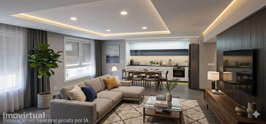 T2 com varanda, garagem e ar condicionado em Paranhos - Grande imagem: 2/26