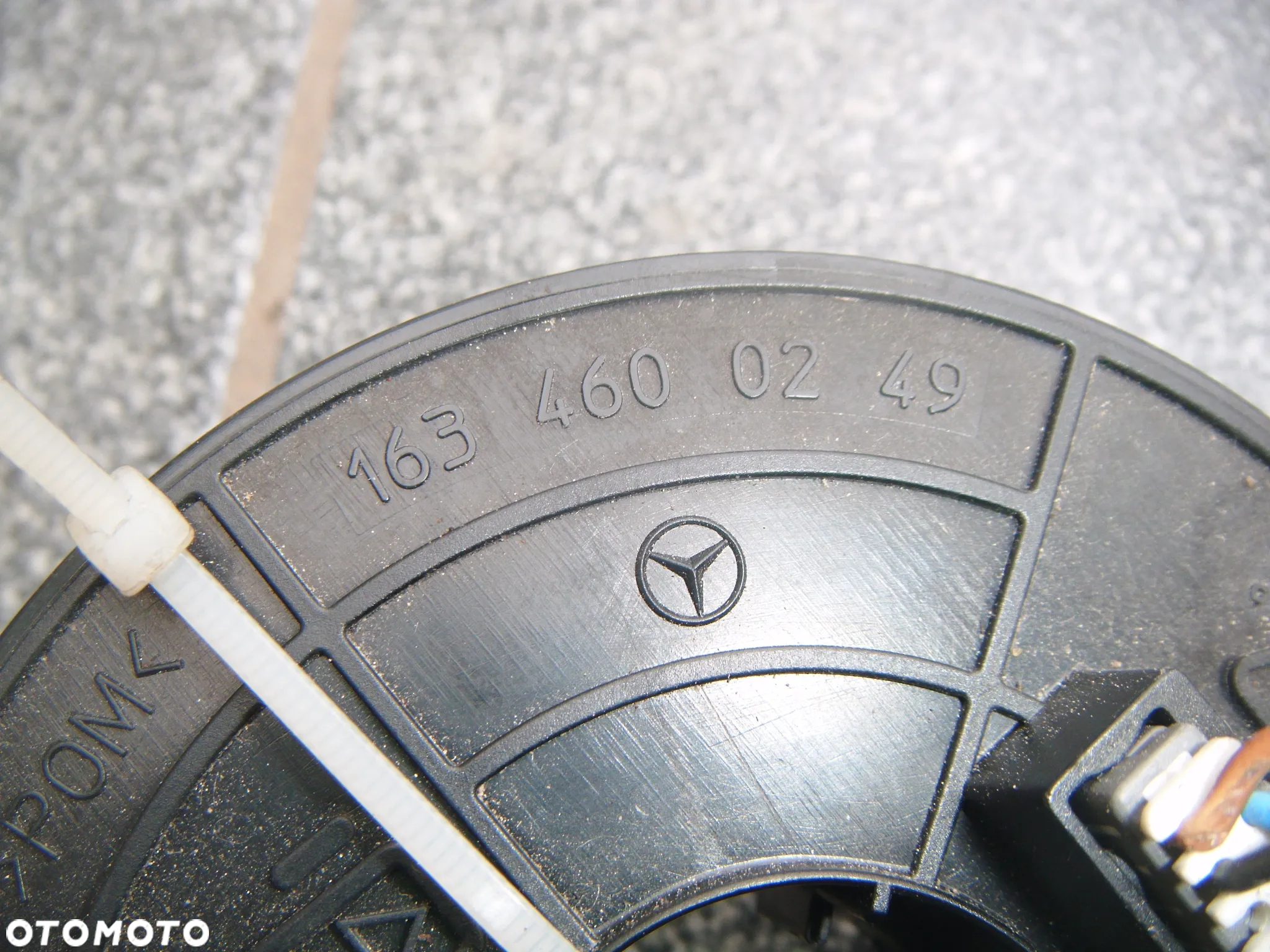 mercedes ML w163 00r taśma airbag 1634600249 - 2