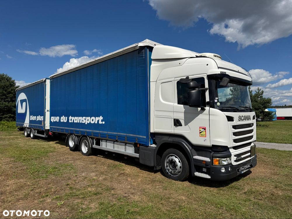 Scania R 450 6X2 Euro 6 Zestaw Z Przyczepą Przejazdowy Dach Zsuwany - 2