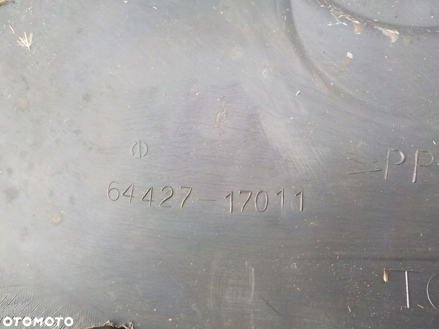 TOYOTA MR 2 II PLASTIKOWE WYKOŃCZENIE OSŁONA KOŁA ZAPASOWEGO POD MASKĘ - 5