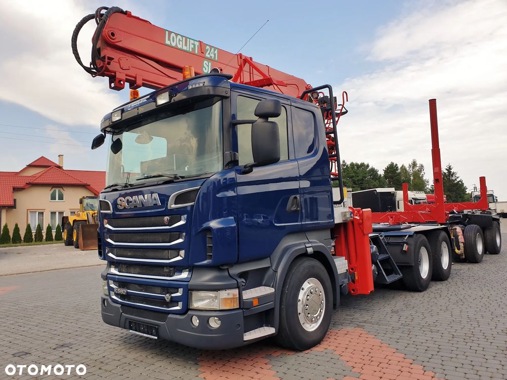 Scania R560 v8 6X4 DŻWIG LOGLIF 241 SL do lasu / drewna / dłużcy - 6