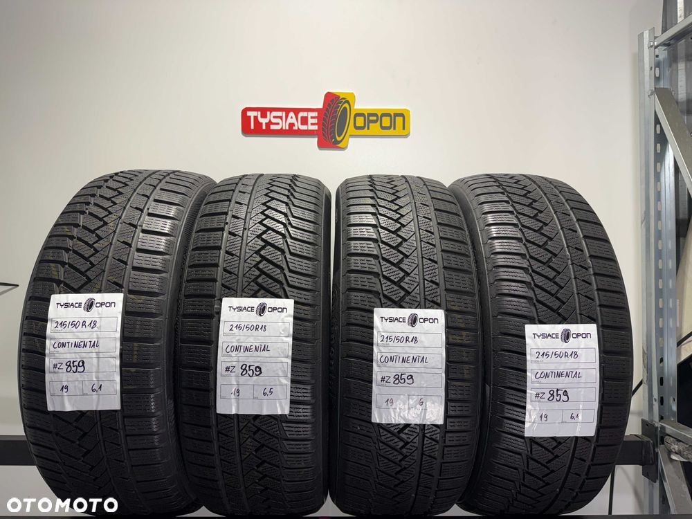 Opony Zimowe 215/50/18 Continental WinterContact Komplet #Z859 - 1