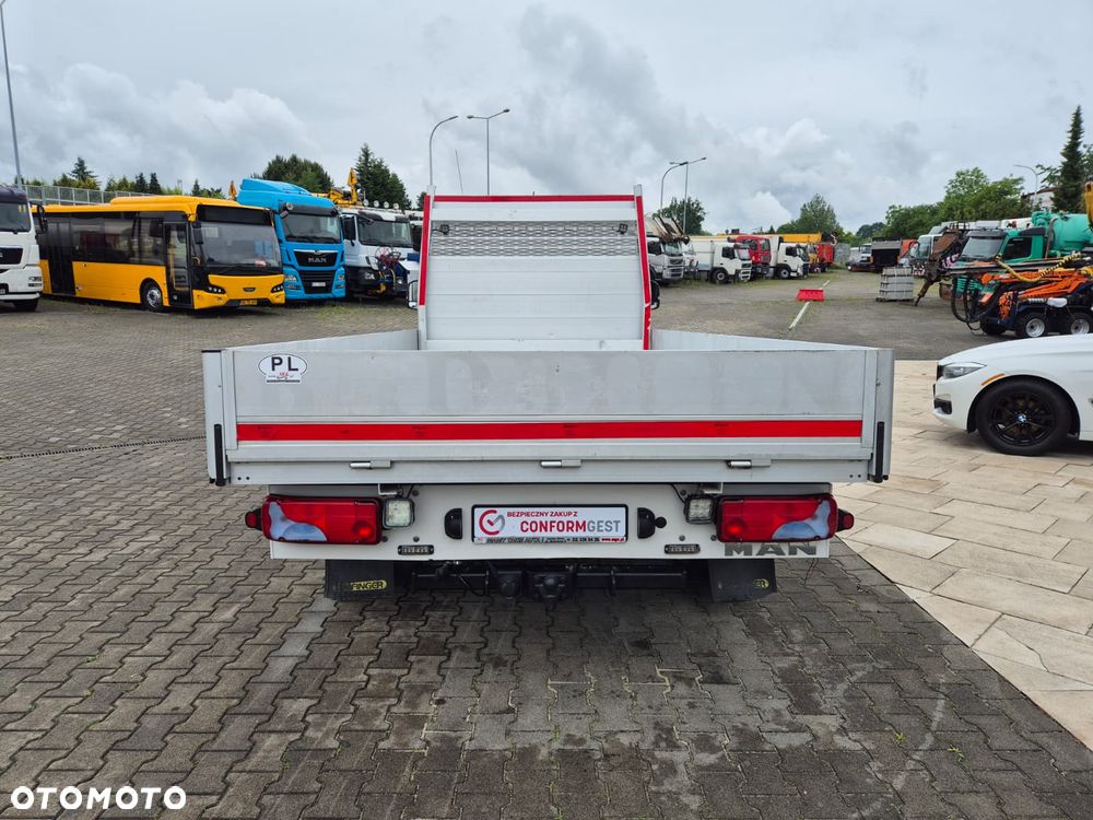MAN TGE 3.180 2.0 TDi DSG / SKRZYNIA / DŁUGA / ALUMINIOWA / BEZWYPADKOWY / SERWISOWANY / STAN WZOROWY / EURO 6 - 7