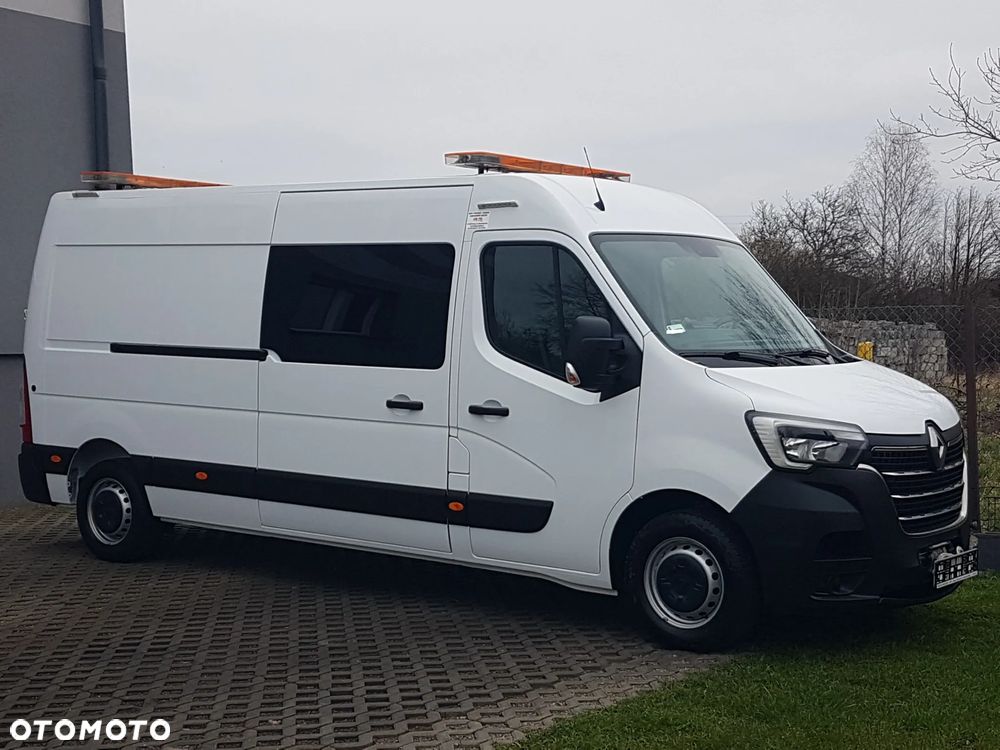 Renault MASTER 6-OSÓB L3H2 BRYGADÓWKA DŁUGI WYSOKI KLIMA KRAJOWY BLASZAK VAN FURGON - 1