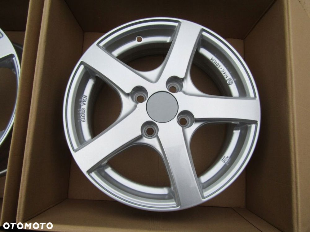 4x Felgi 14 Toyota Aigo I II Citroen C1 I II Peugeot 107 108 Alutec Germany - 9