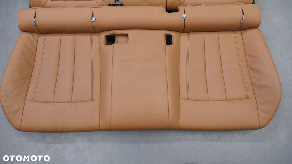 bmw f16 x6 kanapa tylna tył oparcie siedzisko skóra cognac - 2