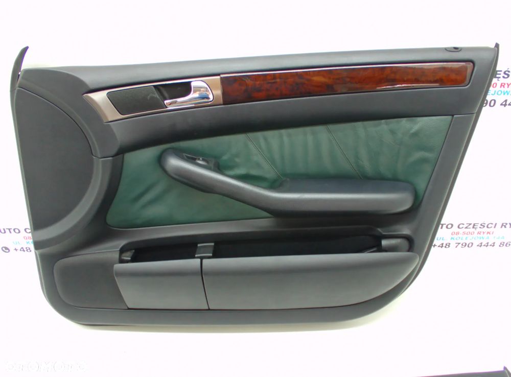 Audi A6 C5 Sedan boczek drzwi zielone tapicerka green LX6V - 2