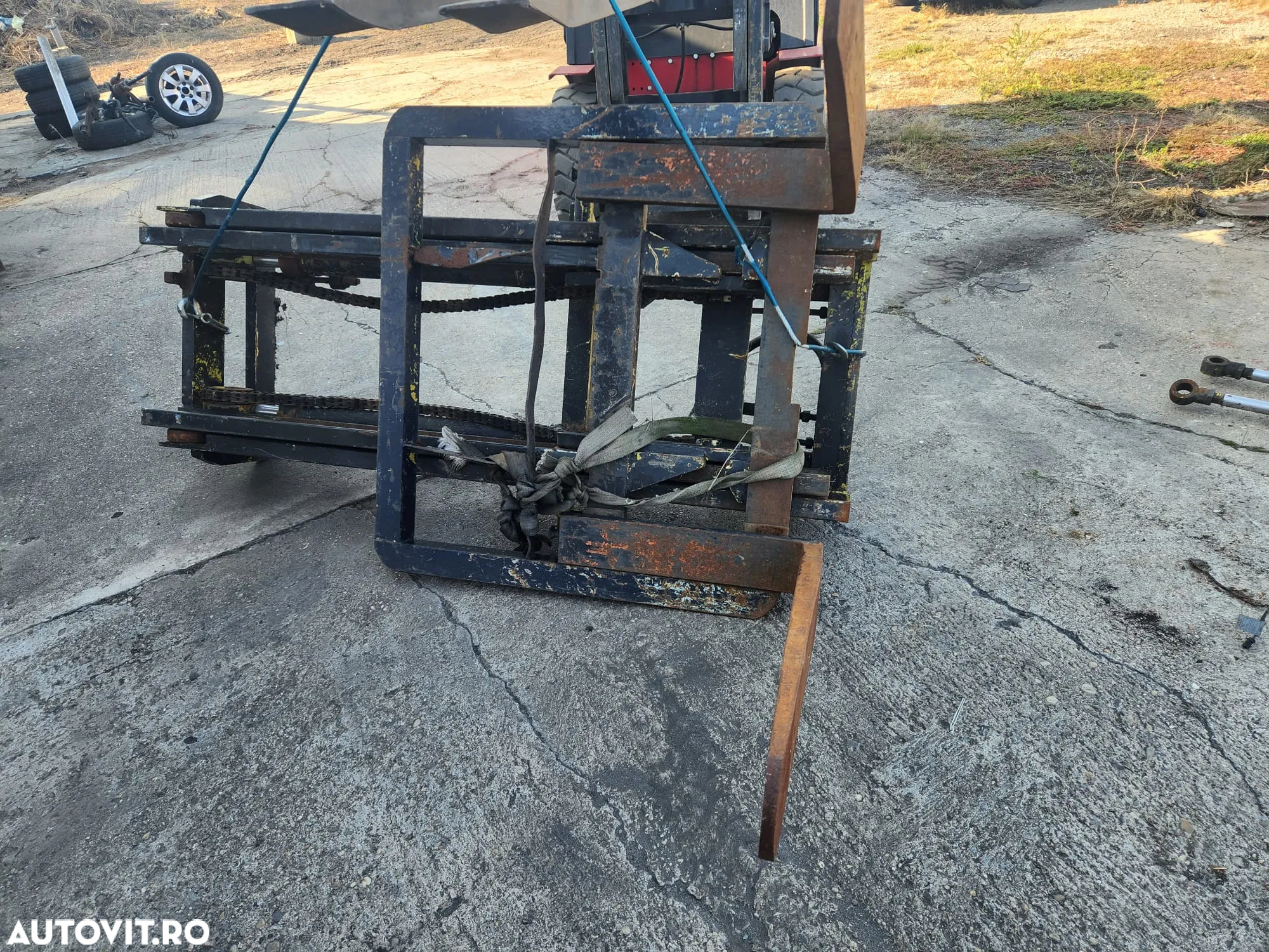 Catarg/Master Stivuitor Mitsubishi Model 90-2000 Complet Absolut Ridicare 4 m Sarcina 3500 Kg - Dez - 3