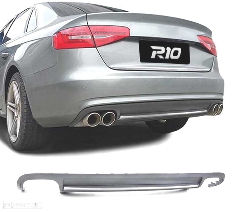 DIFUSOR AUDI A4 B8 08-11 LOOK S4 ABS - 1