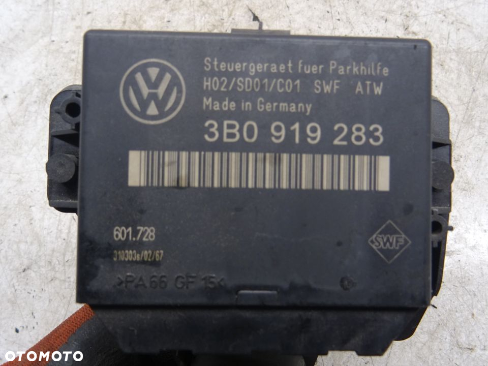 VW PASSAT B5 LIFT KOMBI MODUŁ STEROWNIK PARKOWANIA PDC 3B0919283 - 2