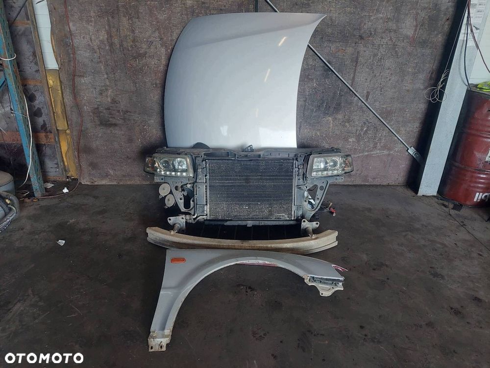 KOMPLETNY PRZÓD MASKA PAS LAMPY BŁOTNIK VOLKSWAGEN PASSAT B5 LB7Z - 1