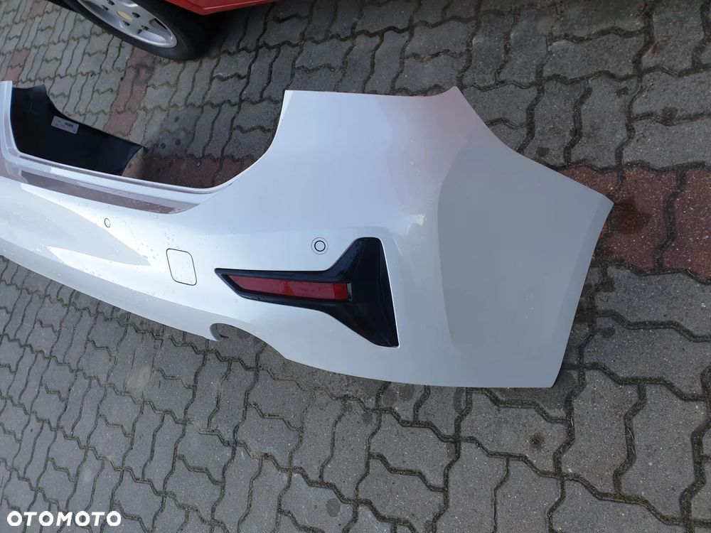 BMW 3 G21 ZDERZAK TYŁ biała perła kompletny w kolor pdc - 1