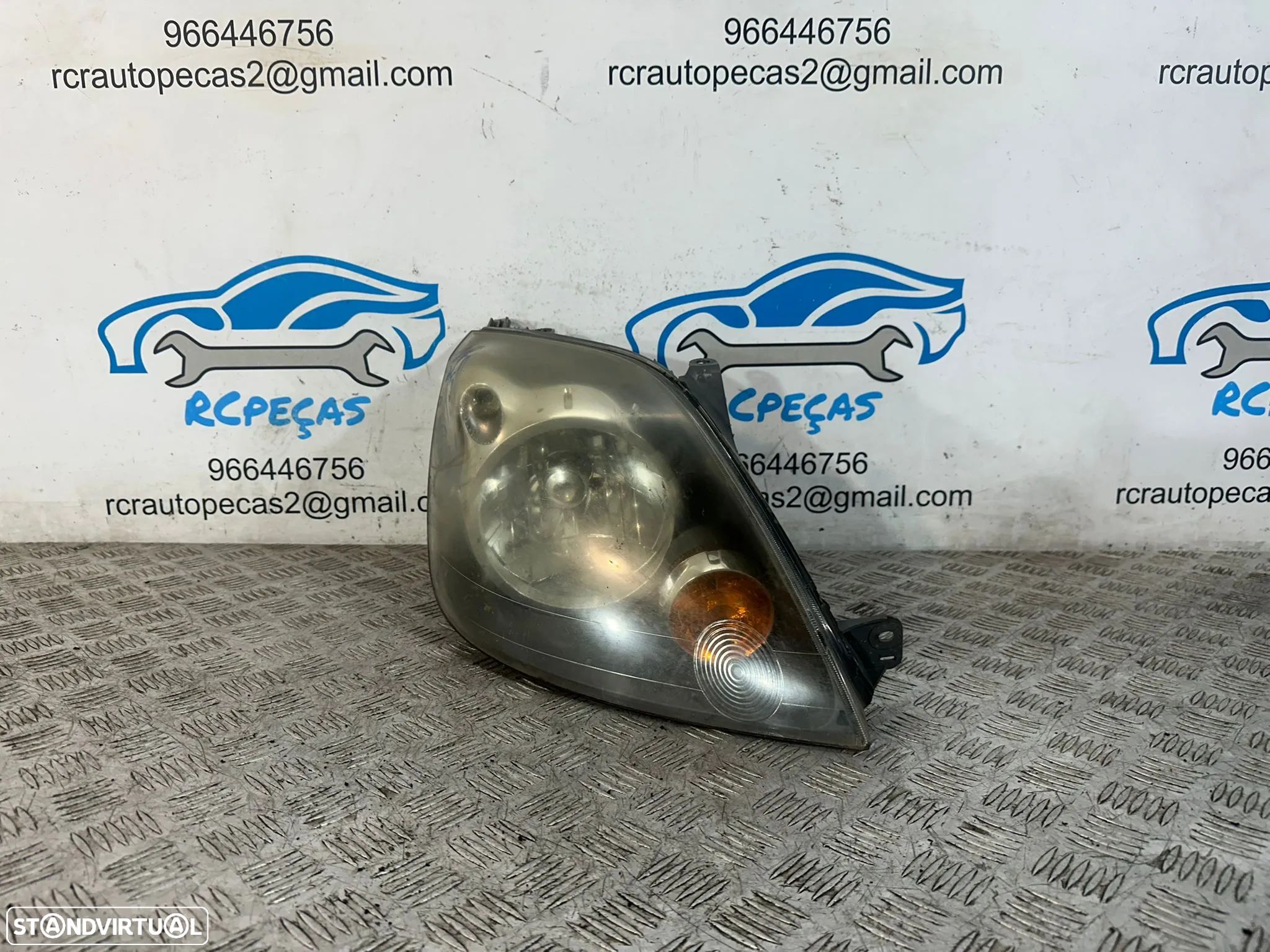 .Otica Farol Direita 6S61-13W029-BD Original Halogénio Ford Fiesta MK5 5 Facelift 2002 - 2008 - 1