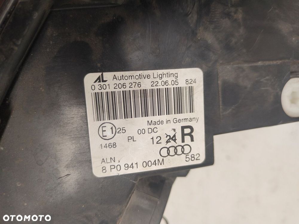 AUDI A3 8P XENON NIE SKRĘTNY LAMPA PRAWY PRZÓD 8P0941004M - 4