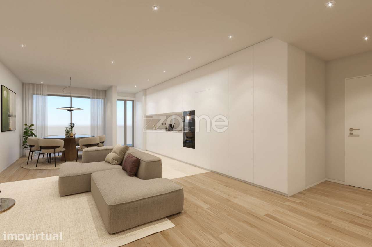 Apartamento T1+1 com garagem no Centro da Maia! - Grande imagem: 3/15