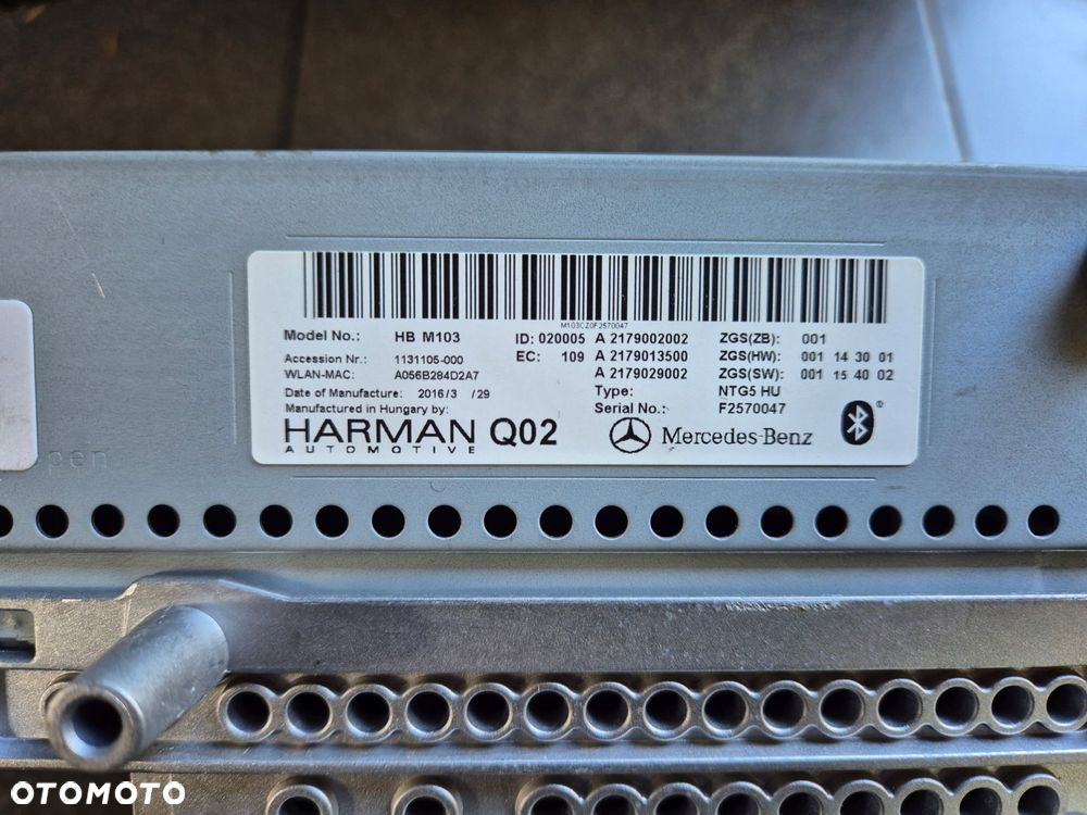nawigacja ntg5 mercedes w222 2179002002 - 3