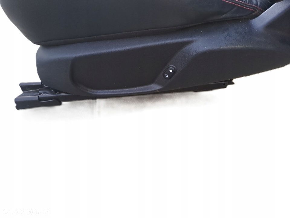 ford mondeo mk4 fotele środek półskóra kanapa st-line czerwona nić kpl eu - 3