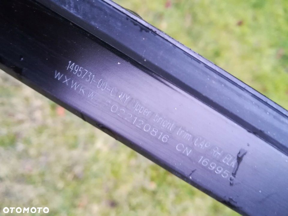 TESLA Y LISTWA DACHOWA PRAWA CZARNA ORYGINAŁ 1495731-00-C - 5