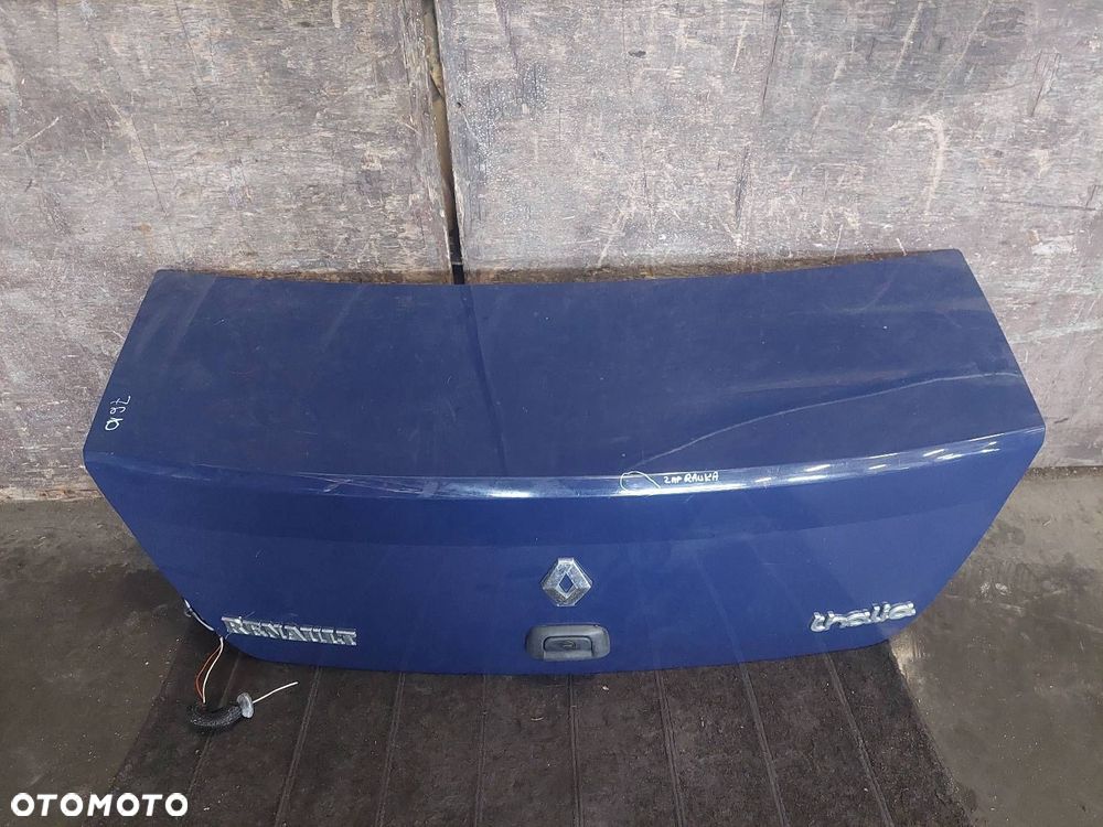 KOMPLETNY TYŁ KLAPA BAGAŻNIKA ZDERZAK TYŁ LAMPY RENAULT THALIA I DV460 - 7