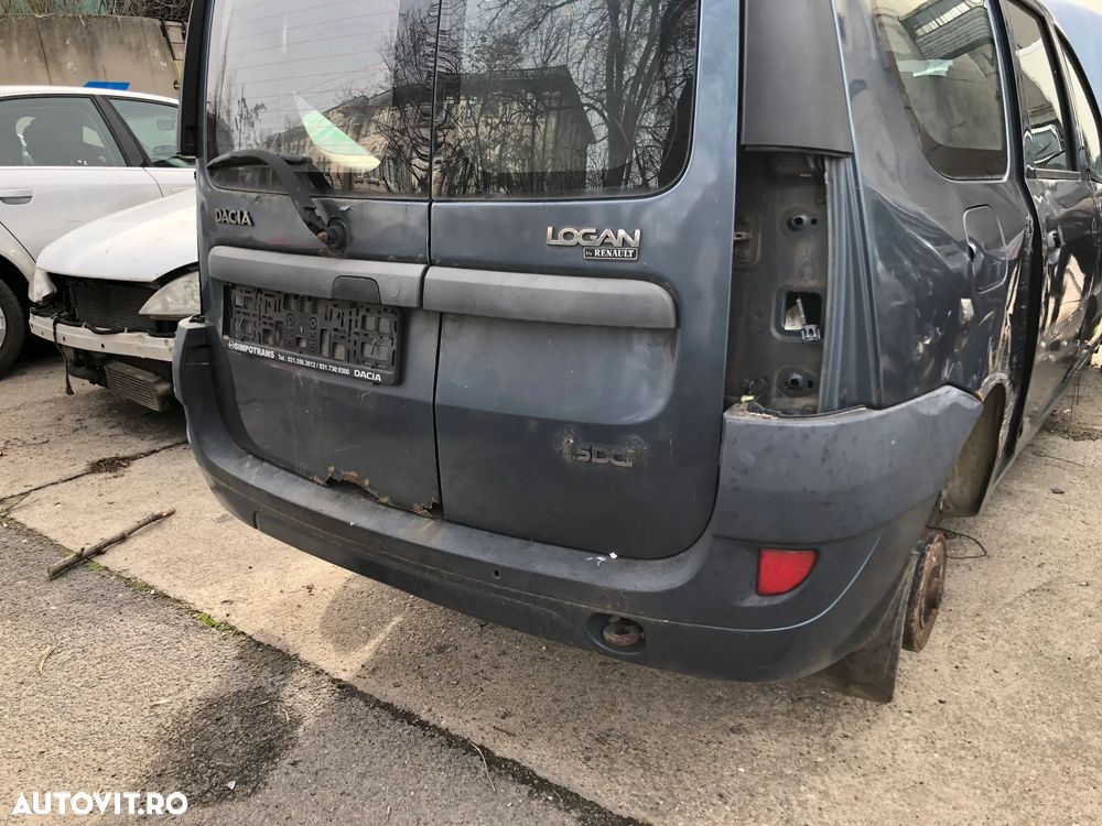 Bara spate Dacia Logan MCV 2008 albastru mineral - 3