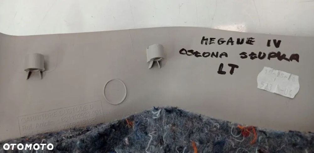 RENAULT MEGANE IV LIFT HB OSŁONA SŁUPKA TYŁ LP - 4